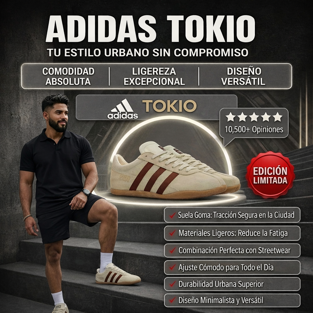 ADIDAS TOKIO | Estilo Retro que Impulsa tu Ritmo