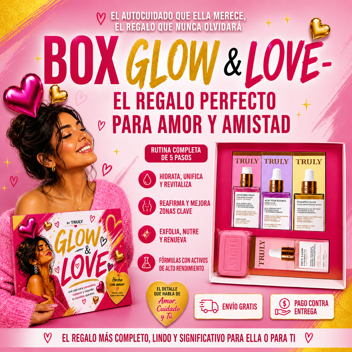 BOX GLOW - LOVE | Truly | El regalo perfecto para amor y amistad