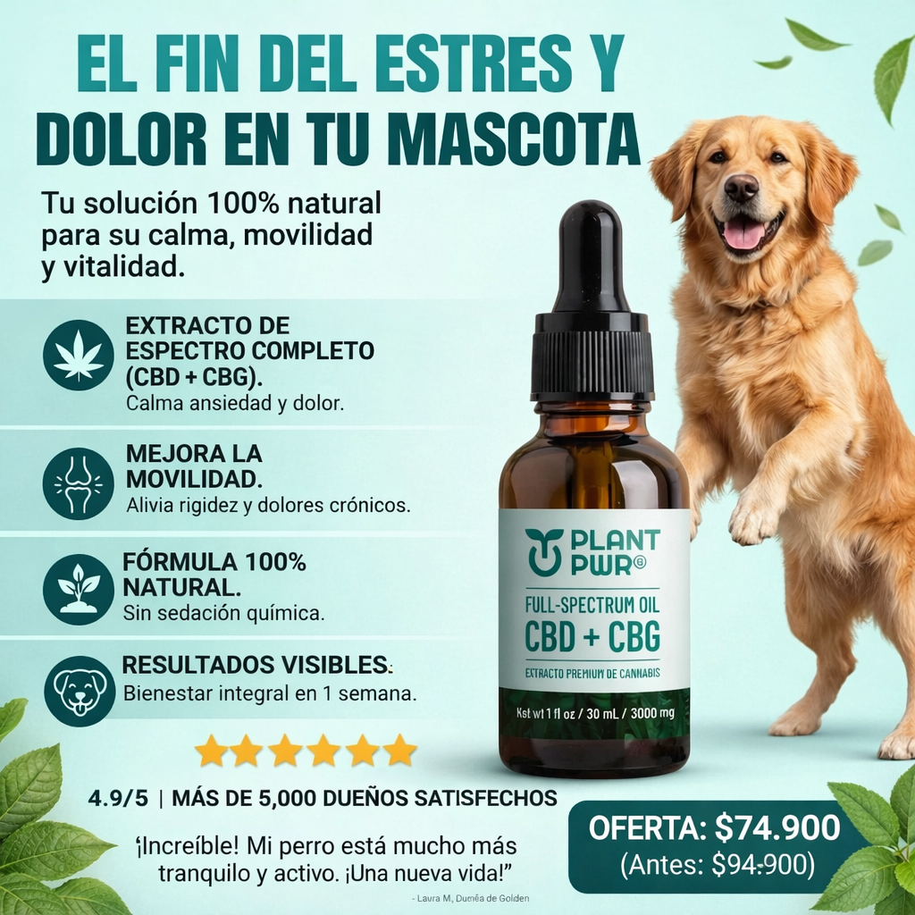 Plant PWR: Vitalidad Natural para tu Mascota
