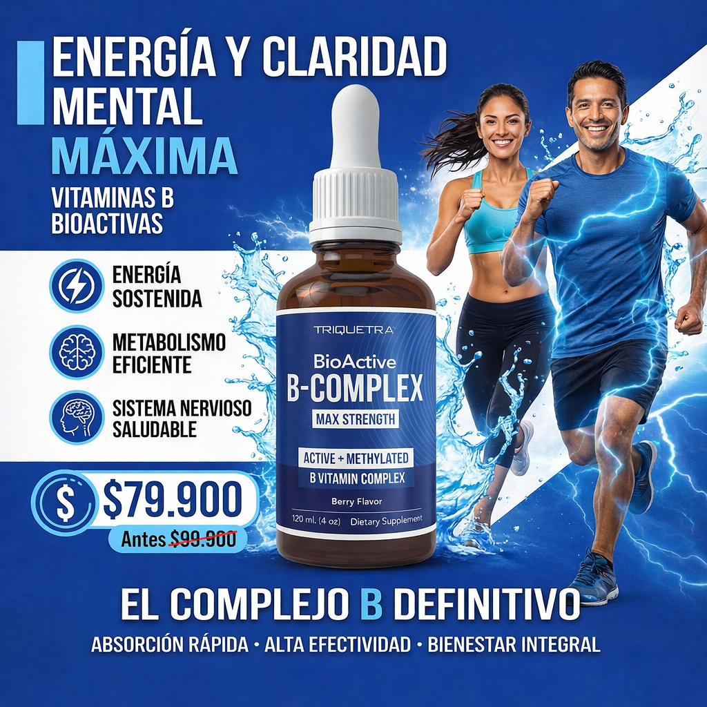 Suplemento de complejo B | Gotas | BioActive