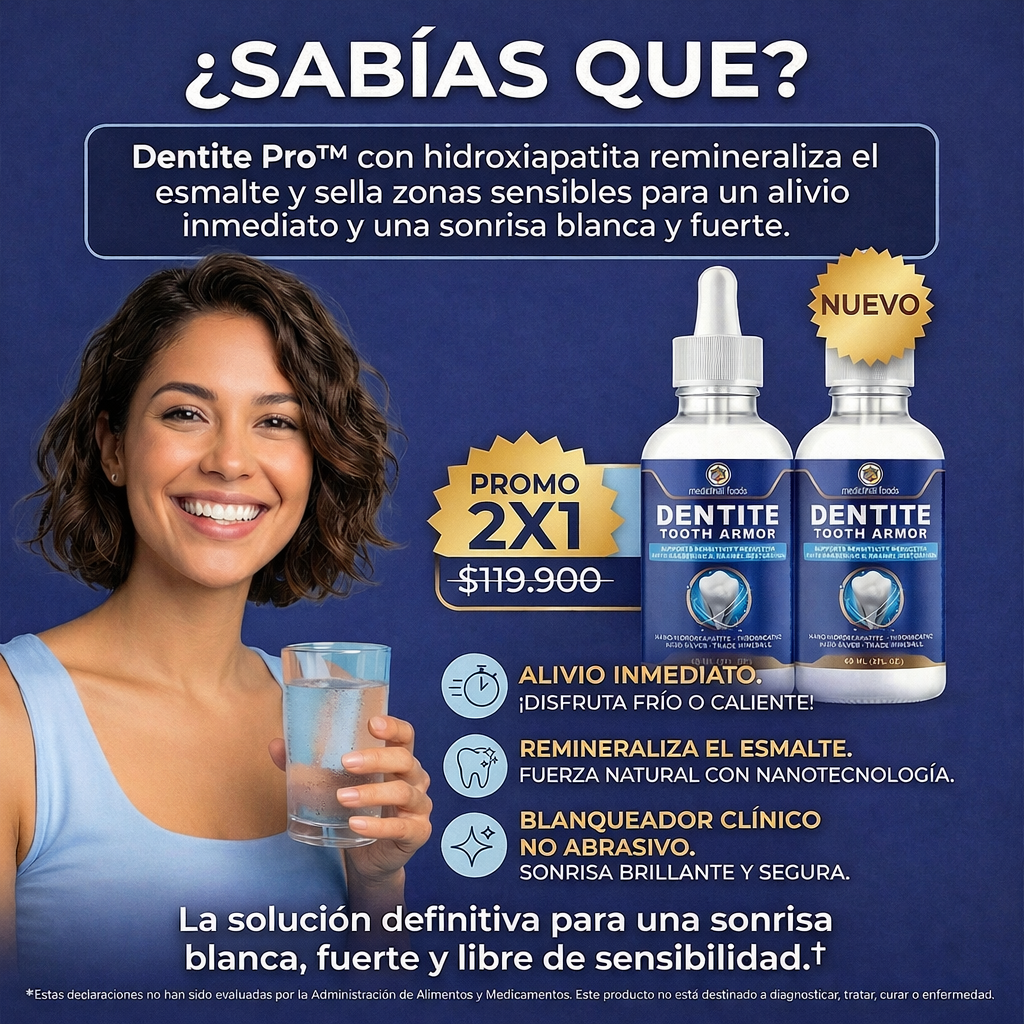 PROMO 2X1: Blanqueamiento Clínico y Alivio Total con Dentite Pro™